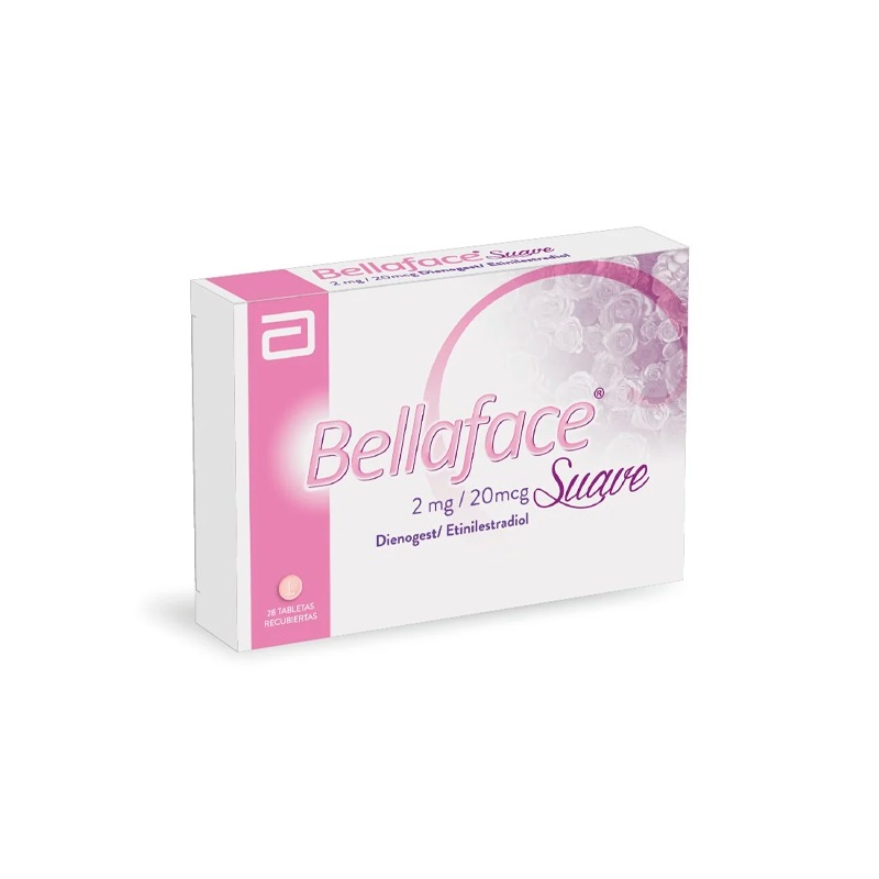 BELLAFACE SUAVE (DIENOGEST/ETINILESTRADIOL) 2MG/20MCG X 28TAB *REGULADO*